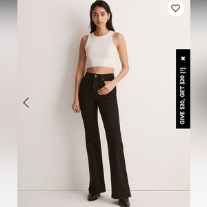 Black Perfect Vintage Flare Jean